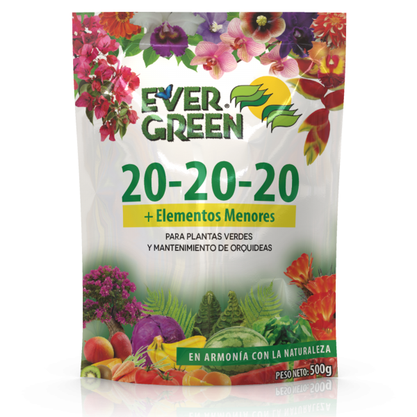 FERTILIZANTE 20-20-20 BOLSA 500G