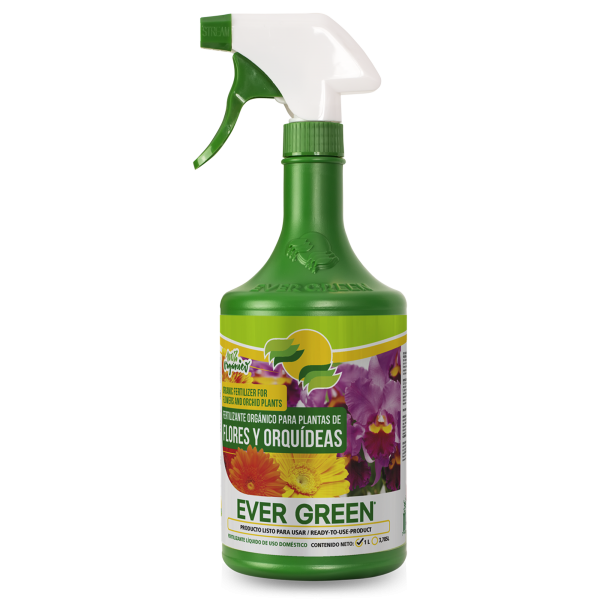 FERTILIZANTE FLORES Y ORQUIDEAS 1 LITRO