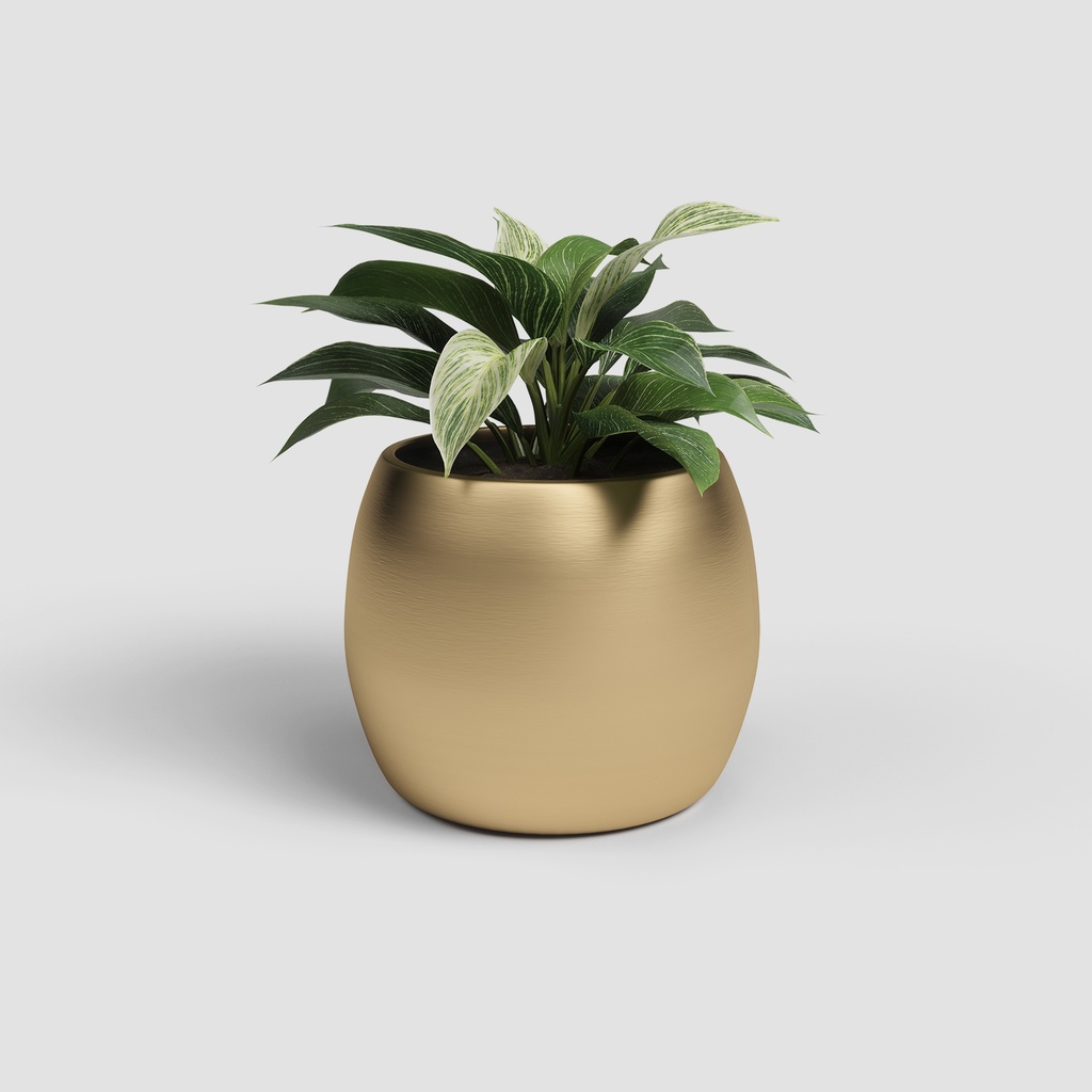 MACETA HERA ORO
