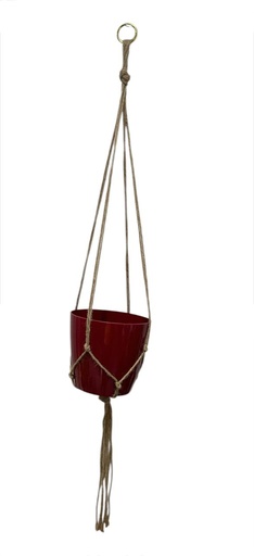 MACRAME MARRON JUTE 48"